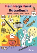 Cover-Bild zum Titel 'Mein Mega Musik Rätselbuch' von 'Maren Blaschke, Anna Schieren'