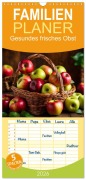 Cover-Bild zum Titel 'Familienplaner 2026 - Gesundes frisches Obst mit 5 Spalten (Wandkalender, 21 x 45 cm) CALVENDO' von 'Claudia Kleemann'