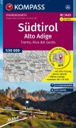 Cover-Bild zum Titel 'KOMPASS Fahrradkarte 3420 Südtirol / Alto Adige, Trento, Riva del Garda (4 Karten im Set) 1:50.000' von ''