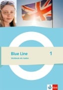 Cover-Bild zum Titel 'Blue Line 1. Workbook mit Audios Klasse 5' von ''