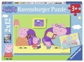 Zuhause bei Peppa / Peppa Pig Puzzle 2 x 12 Teile - 