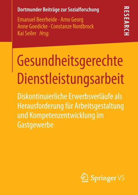 Gesundheitsgerechte Dienstleistungsarbeit - 