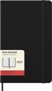 Cover-Bild zum Titel 'Moleskine 12 Monate Tageskalender 2027, Large/A5, 1 Tag = 1 Seite, fester Einband, Schwarz' von ''