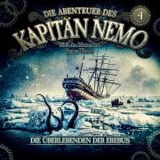 Cover-Bild zum Titel 'Die Abenteuer des Kapitän Nemo - Folge 4: Die Überlebenden der Erebus' von 'Marc Freund, Jules Verne'