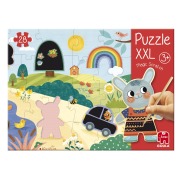 GOULA - XXL-Zauber-Kratz-Puzzle - 28 Teile - 