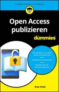 Cover-Bild zum Titel 'Open Access publizieren für Dummies' von 'Bodo Rodel'
