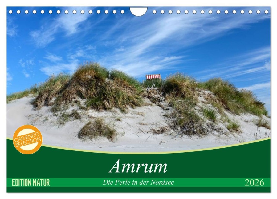Amrum, die Perle in der Nordsee (Wandkalender 2026 DIN A4 quer), CALVENDO Monatskalender - Matthias Klenke