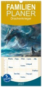 Cover-Bild zum Titel 'Familienplaner 2027 - Drachenkrieger mit 5 Spalten (Wandkalender, 21 x 45 cm) CALVENDO' von 'Cathrin Illgen'