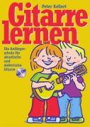 Cover-Bild zum Titel 'Gitarre lernen mit CD' von 'Peter Kellert'