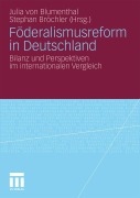Cover-Bild zum Titel 'Föderalismusreform in Deutschland' von ''