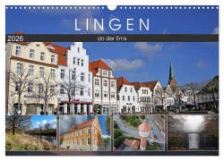 Cover-Bild zum Titel 'LINGEN an der Ems (Wandkalender 2026 DIN A3 quer), CALVENDO Monatskalender' von 'SchnelleWelten SchnelleWelten'