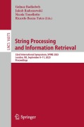 Cover-Bild zum Titel 'String Processing and Information Retrieval' von ''