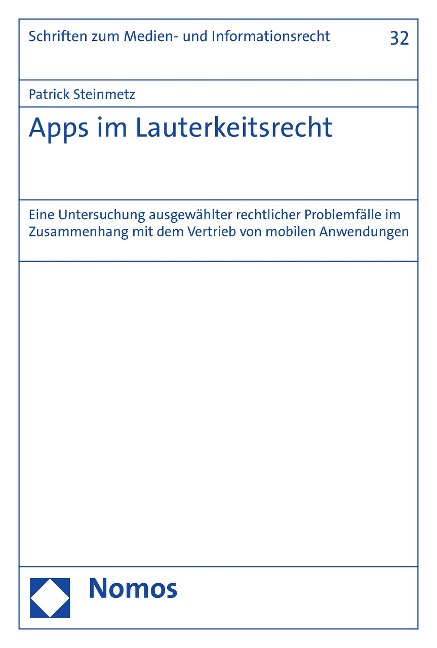 Apps im Lauterkeitsrecht - Patrick Steinmetz