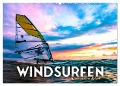 Windsurfen - Wellen und Wind (Wandkalender 2024 DIN A2 quer), CALVENDO Monatskalender - Happy Monkey