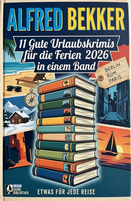 11 Gute Urlaubskrimis für die Ferien 2026 in einem Band - Alfred Bekker