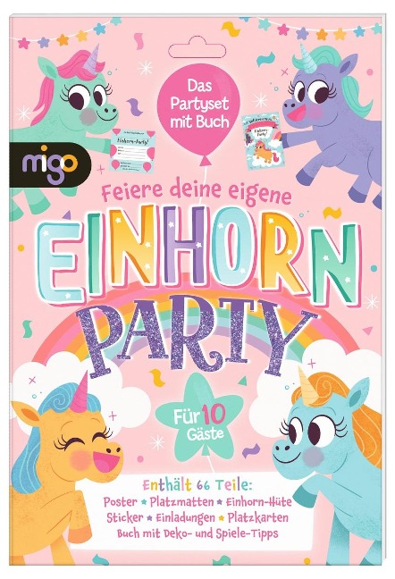 Feiere deine eigene Einhorn-Party - 
