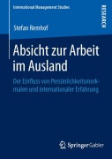 Cover-Bild zum Titel 'Absicht zur Arbeit im Ausland' von 'Stefan Remhof'
