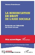 Cover-Bild zum Titel 'La renonciation en droit de l'aide sociale' von 'Johanna Benredouane'
