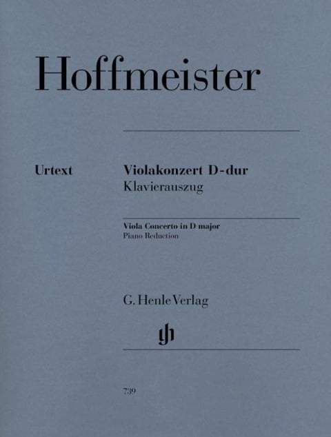 Hoffmeister, Franz Anton - Violakonzert D-dur - Franz Anton Hoffmeister