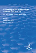 Cover-Bild zum Titel 'Comparing Public Sector Reform in Britain and Germany' von ''