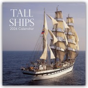 Cover-Bild zum Titel 'Tall Ships - Segelschiffe 2026 - 16-Monatskalender' von 'The Gifted'