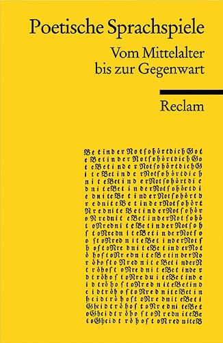 Poetische Sprachspiele - 