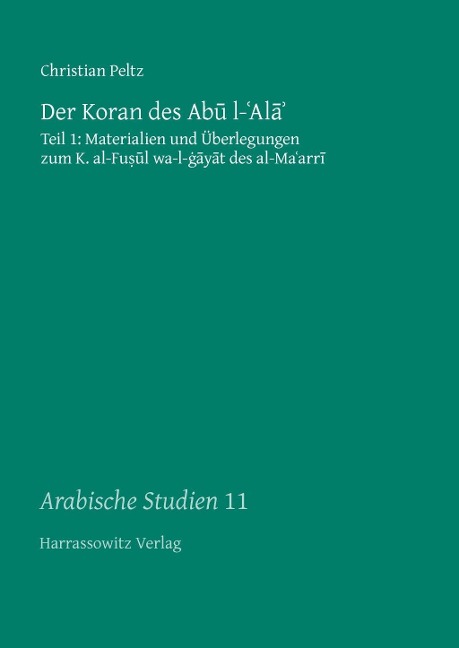 Der Koran des Abu l-'Ala' - Christian Peltz