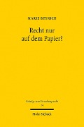 Cover-Bild zum Titel 'Recht nur auf dem Papier?' von 'Marie Beyrich'
