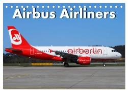 Airbus Airliners (Tischkalender 2026 DIN A5 quer), CALVENDO Monatskalender - Arie Wubben