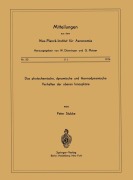 Cover-Bild zum Titel 'Das Photochemische, Dynamische und Thermodynamische Verhalten der Oberen Ionosphäre' von 'P. Stubbe'