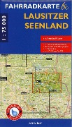 Cover-Bild zum Titel 'Fahrradkarte Lausitzer Seenland 1:75.000' von ''