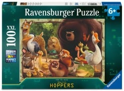 Cover-Bild zum Titel 'Kinderpuzzle 100 XXL Teile - Geheimnisse der Tierwelt' von ''