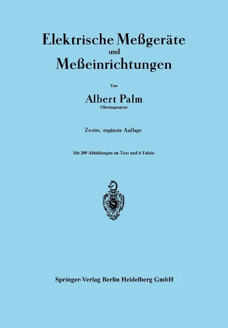 Elektrische Meßgeräte und Meßeinrichtungen - Albert Palm