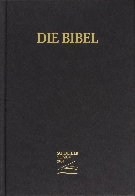 Schlachter 2000 Bibel - Großdruckausgabe (Hardcover, schwarz) - 