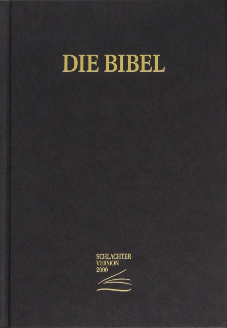Schlachter 2000 Bibel - Großdruckausgabe (Hardcover, schwarz) - 