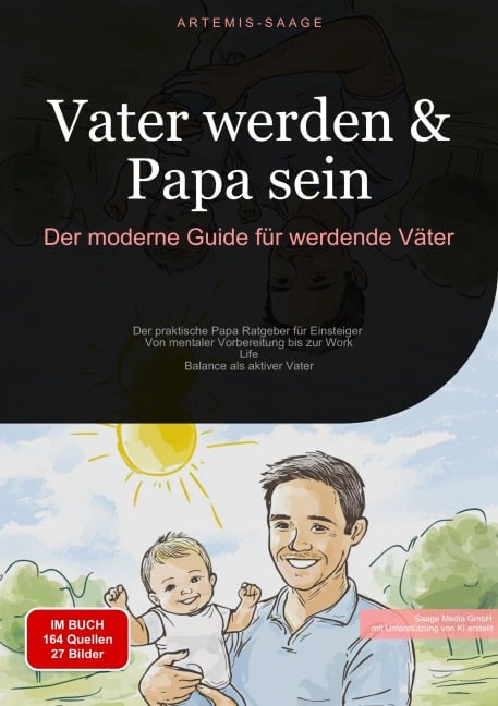 Vater werden & Papa sein: Der moderne Guide für werdende Väter - Artemis Saage