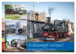 Volldampf voraus! (Wandkalender 2026 DIN A2 quer), CALVENDO Monatskalender - Steffen Gierok-Latniak