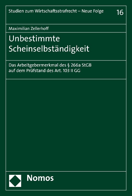 Unbestimmte Scheinselbständigkeit - Maximilian Zellerhoff