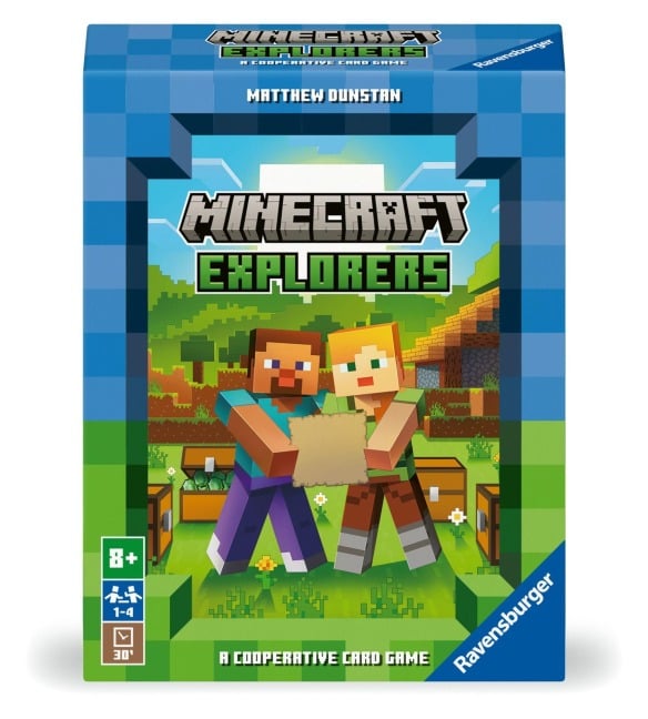 Ravensburger 21580 Minecraft Explorers - Kooperatives Kartenspiel für 1-4 Personen ab 8 Jahren - Matthew Dunstan