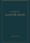 Cover-Bild zum Titel 'Klinische Chemie' von 'L. Lichtwitz'