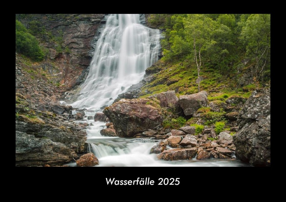 Wasserfälle 2025 Fotokalender DIN A3 - Tobias Becker