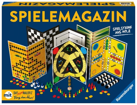 Ravensburger 27295 - Spiele Magazin, Spielesammlung mit vielen Möglichkeiten für 2-4 Spieler, Gesellschaftsspiel ab 6 Jahren, die besten Familienspiele - 
