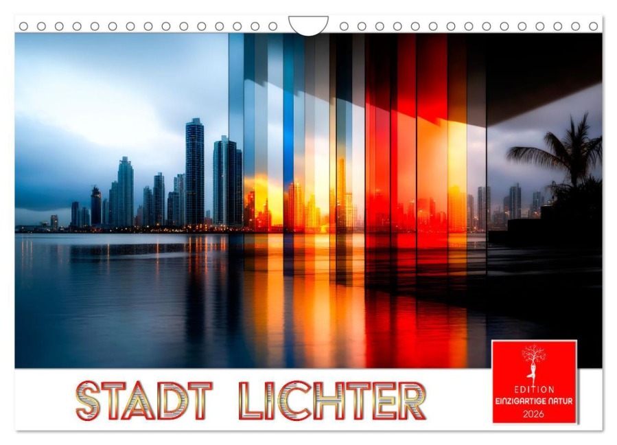 Stadt Lichter (Wandkalender 2026 DIN A4 quer), CALVENDO Monatskalender - Peter Roder