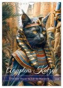 Cover-Bild zum Titel 'Ägyptens Katzen - Göttliche Eleganz im Stile der Pharaonen (Wandkalender 2026 DIN A4 hoch), CALVENDO Monatskalender' von 'Anja Frost'
