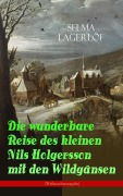 Cover-Bild zum Titel 'Die wunderbare Reise des kleinen Nils Holgersson mit den Wildgänsen (Weihnachtsausgabe)' von 'Selma Lagerlöf'