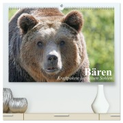 Cover-Bild zum Titel 'Bären. Kraftpakete auf leisen Sohlen (hochwertiger Premium Wandkalender 2026 DIN A2 quer), Kunstdruck in Hochglanz' von 'Elisabeth Stanzer'