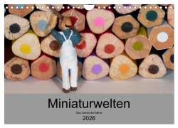 Cover-Bild zum Titel 'Miniaturen - Das Leben der Minis (Wandkalender 2026 DIN A4 quer), CALVENDO Monatskalender' von 'Jürgen Trimbach'