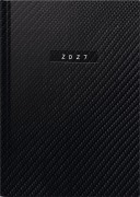 Cover-Bild zum Titel 'rido/idé 7021034807 Buchkalender Mod. futura 2 2027 "Carbon" A5, Kunstleder' von ''