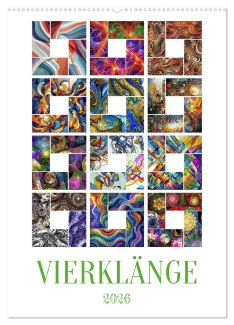Vierklänge (Wandkalender 2026 DIN A2 hoch), CALVENDO Monatskalender - Werner Braun