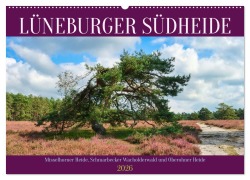 Cover-Bild zum Titel 'Lüneburger Südheide (Wandkalender 2026 DIN A2 quer), CALVENDO Monatskalender' von 'Sabine Löwer'